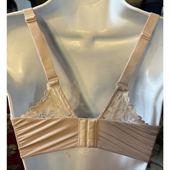 -BRA Maidenform bra Cream 38DD With Lace Accents - Picture 9 of 10